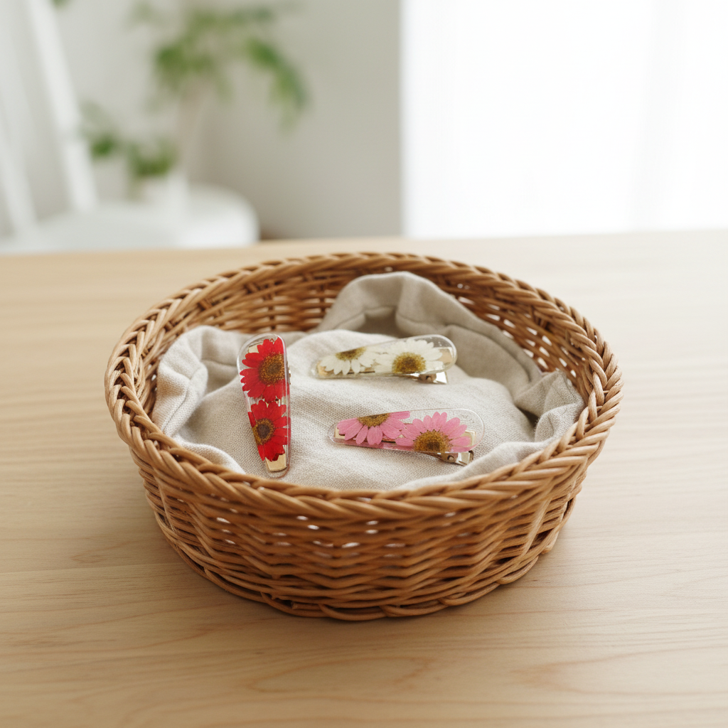 Sunnie Lane – wholesale Hair clip – Women’s – Flower Hair Clip - Real Pressed Flowers15