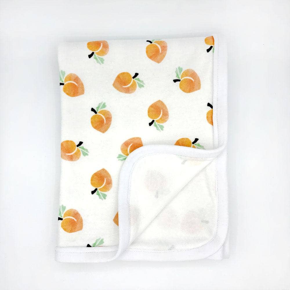 Sunny Day Designs - Wholesale Receiving Blanket - Baby - Peachy Keen Organic Cotton Baby Blanket3
