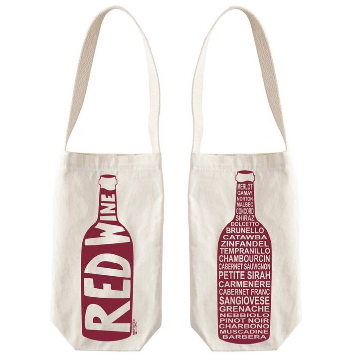 Maptote - Wholesale Wine Tote - Red Single Wine Totes