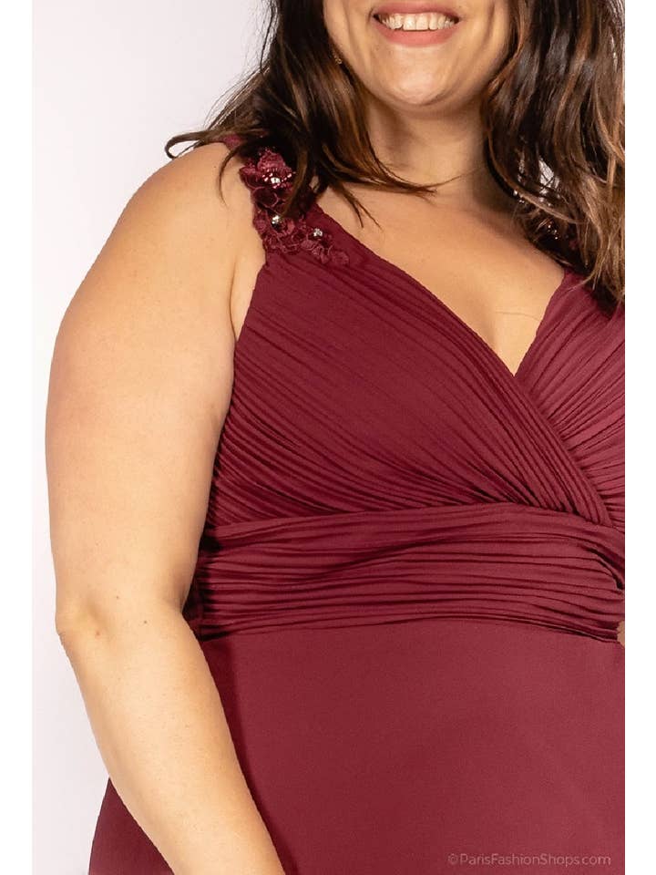 Eva & Lola - Epsilonn - Wholesale Dress - Women's - HM2103-1 - Elegant plus-size dress5