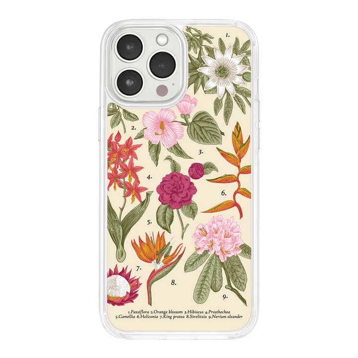 Everly Grey Botanical HD Apple iPhone 14 Serie Mag-Safe Telefoonhoesje voor wholesale door Affinity Bands