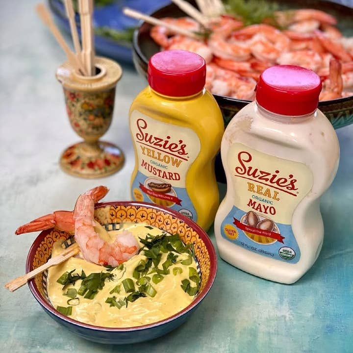 Suzie's Organics and More - Wholesale Mustard - Suzie's Organic Yellow Mustard-8oz Best seller5