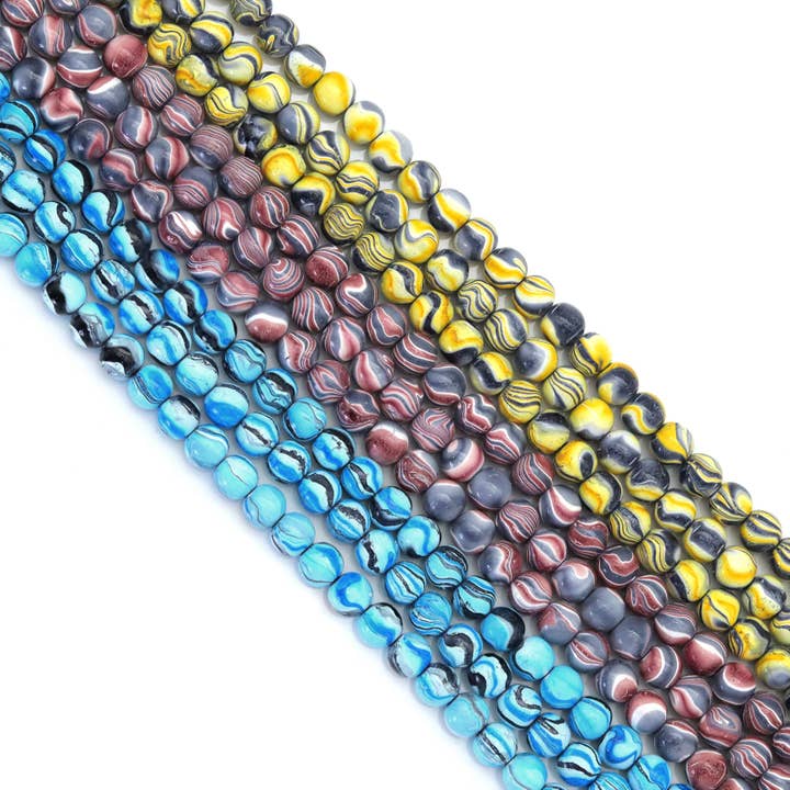 BestBeads&Beyond - Wholesale Beads - Colorful Hematite Round Smooth Beads, Sku#S165
