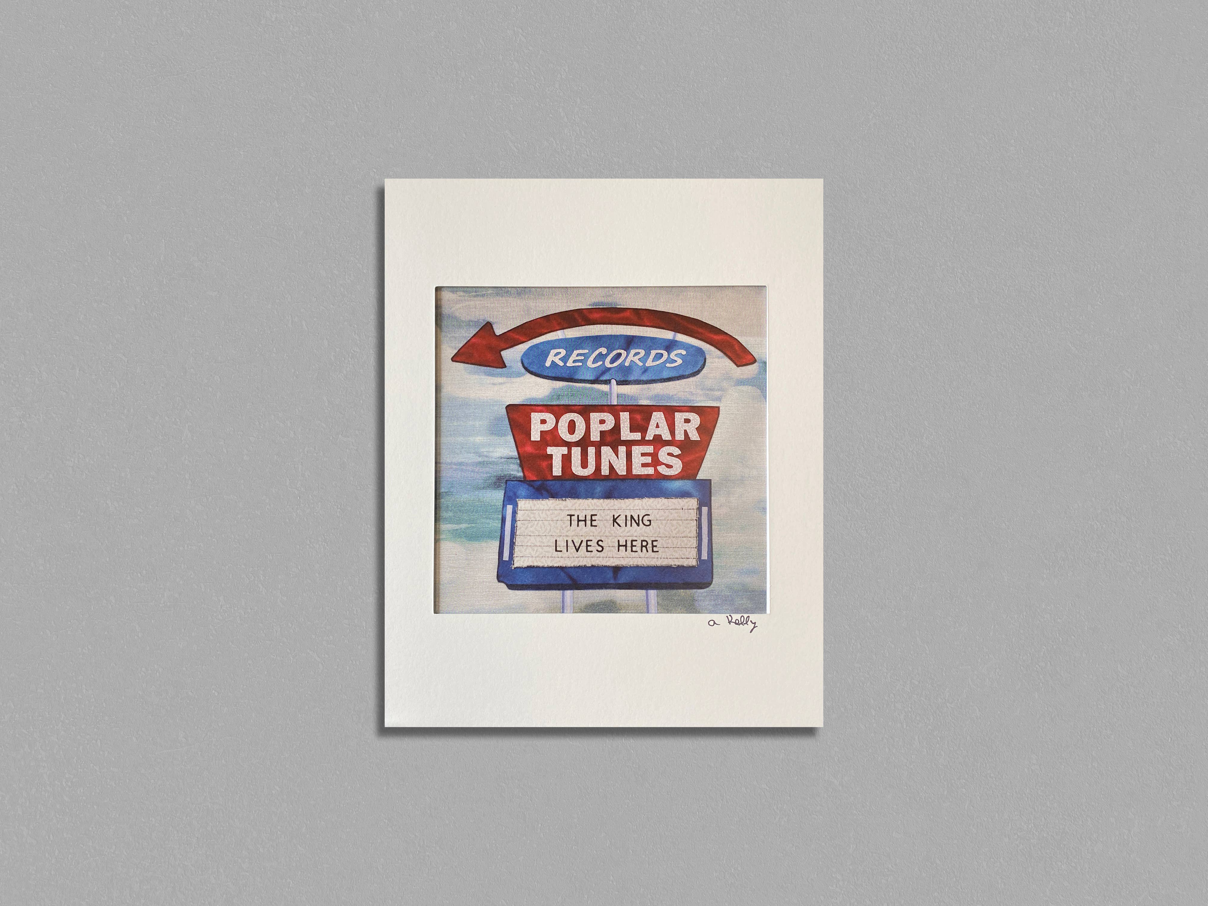 AnnaMade Designs - Wholesale Art print - Poplar Tunes matted print 8x10