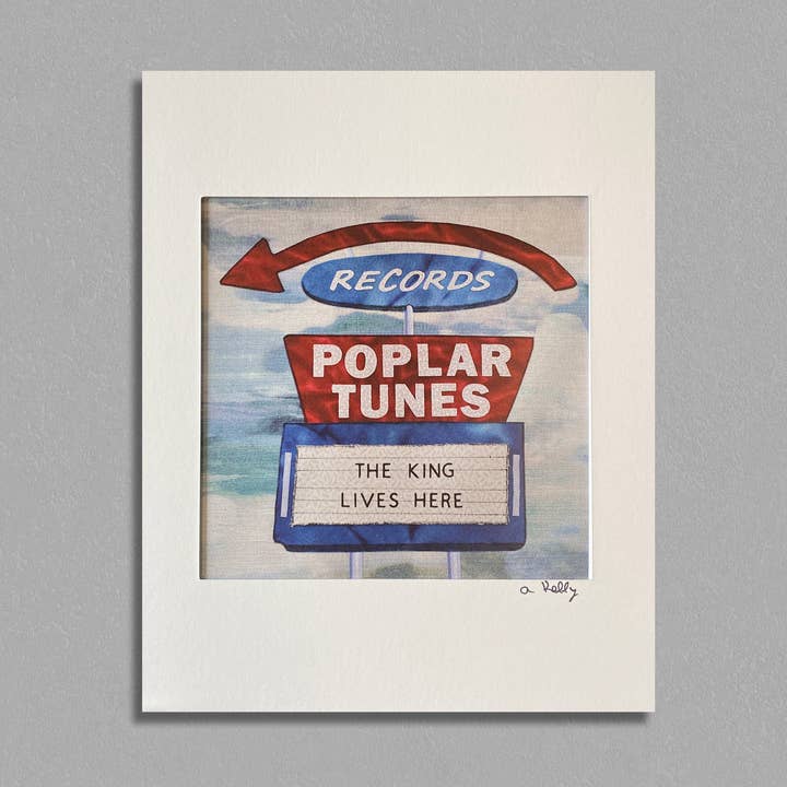 AnnaMade Designs - Wholesale Art print - Poplar Tunes matted print 8x100