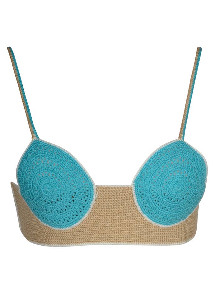 Camel Top Imani för wholesale av PIPIKINI Beachwear