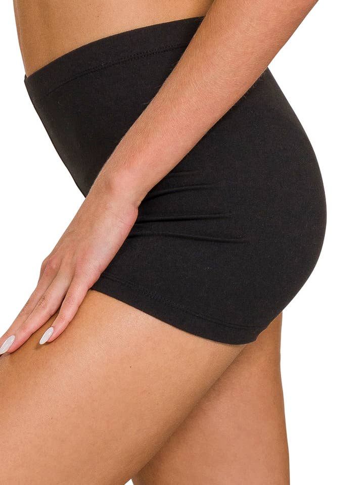 42POPS - Wholesale Athletic Shorts - Women's - ",..BRUSHED MICROFIBER WAISTBAND BIKER SHORTS1