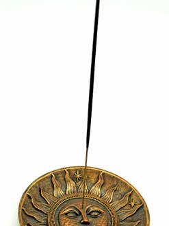 Bronze Sun Incense Holder for wholesale by Fantasy Gifts