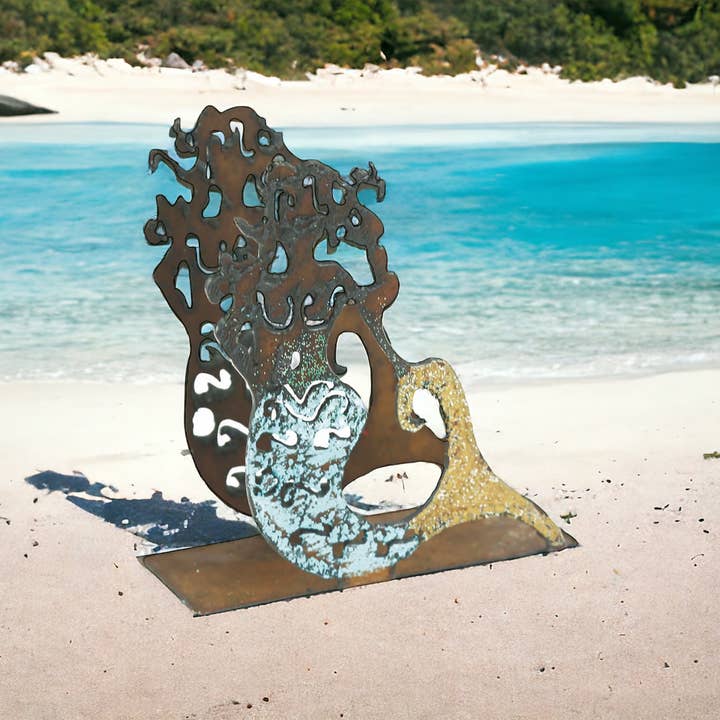 Whimsies - Venta al por mayor Servilletero - Servilleteros con diseño de sirena para cocina, playa, playa, casa, recuerdo
