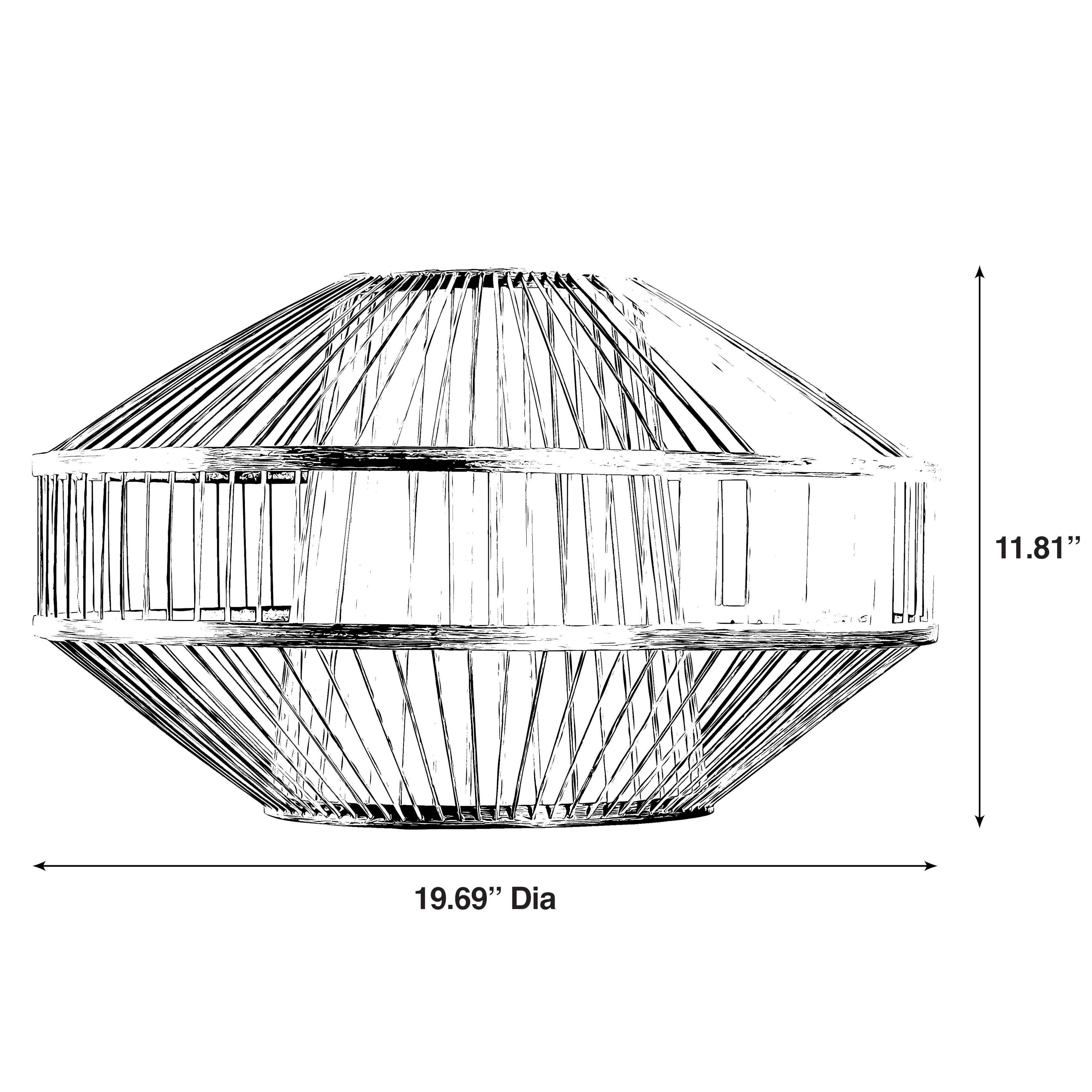 Quickway Imports – wholesale Chandelier/hanging light – Modern Bamboo Lantern Pendant Lamp Hanging Light Shade3