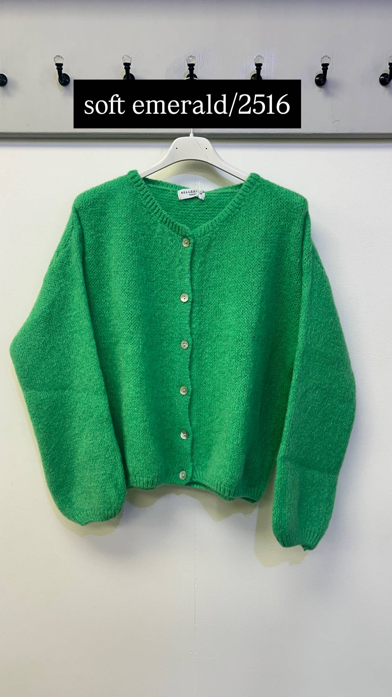 Terminal 1 Clothing – wholesale Kofta - Dam – Cardigan i mohairblandning med knappar fram24