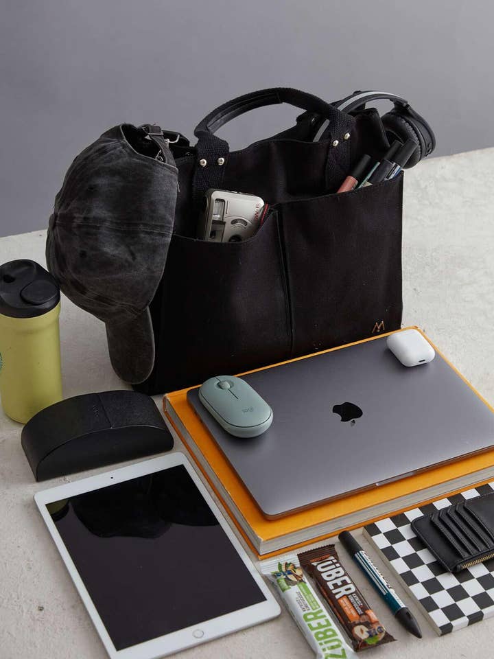 Everyday Canvas Bag Black for wholesale by MANUKA