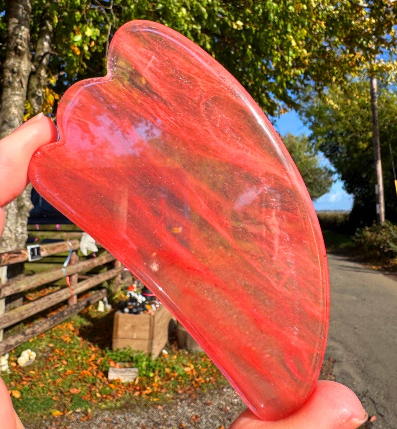Elf Kendal Hippies - Wholesale Gua Sha Tool - Gua sha gemstone facial massager crystal gua sha heart stone4