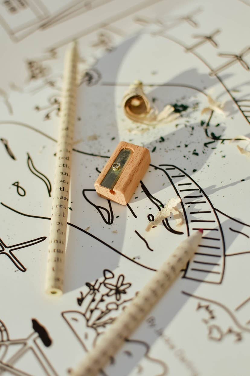 Zefiro - Vendita all'ingrosso Temperamatite - Temperamatite in legno di faggio certificato FSC3