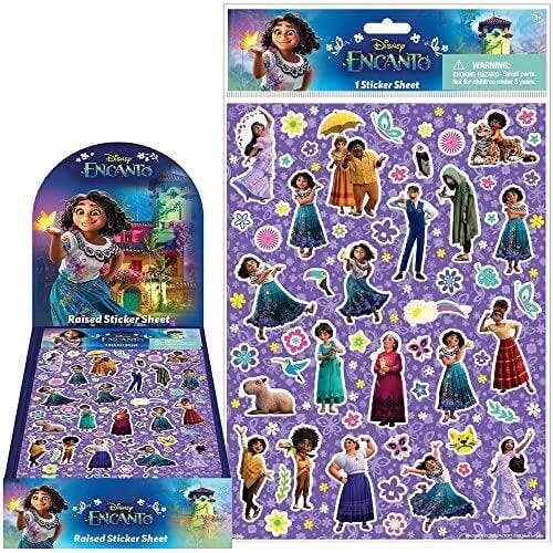 Party Expo, LLC - Wholesale Sticker - Encanto Raised Sticker Sheet0
