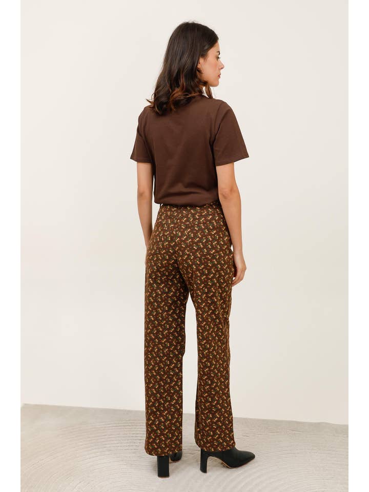 Brown 5870 LIBERTY PANTS for wholesale on Faire3