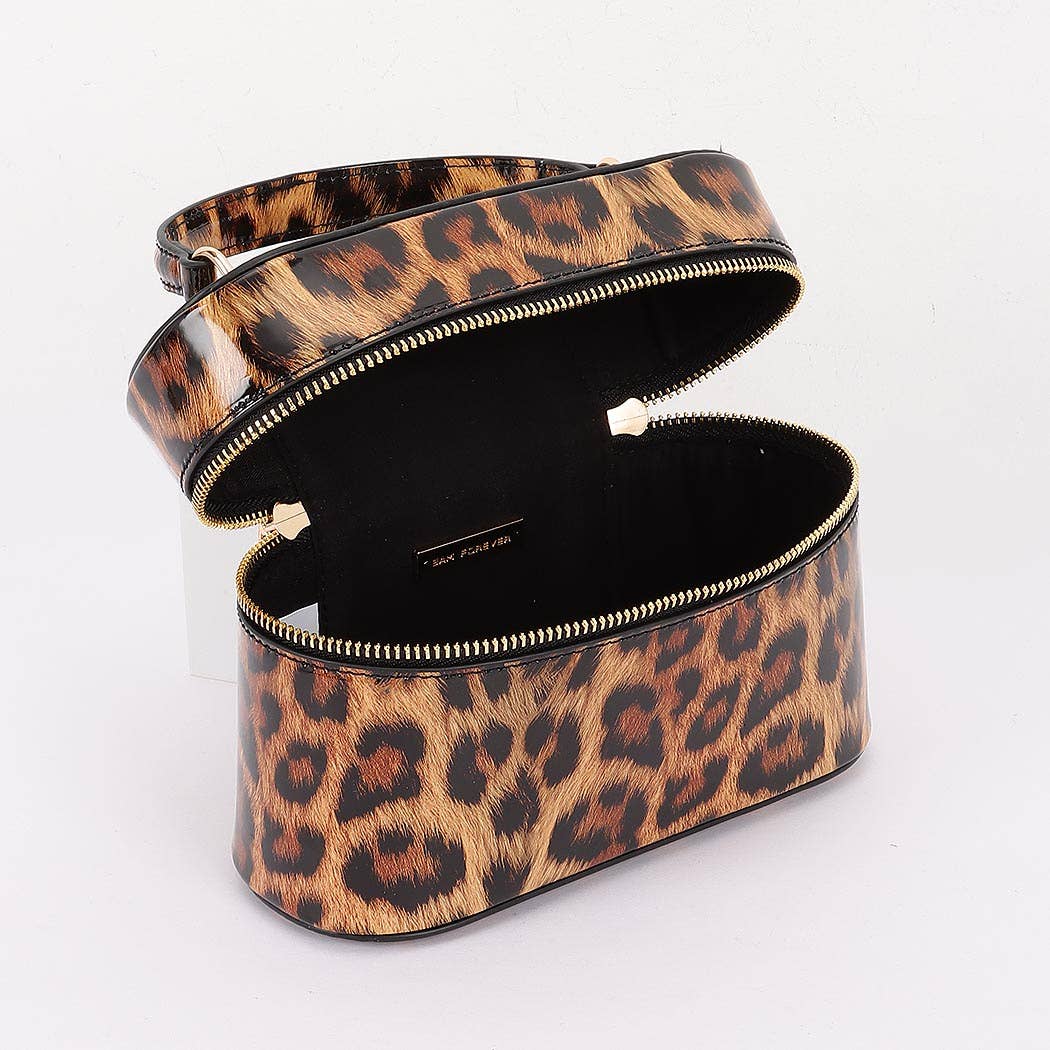 3AM BY H&D ACCESSORIES - Wholesale Makeup/Cosmetic Bag - Enamel Faux Leather Cosmetic Bag6