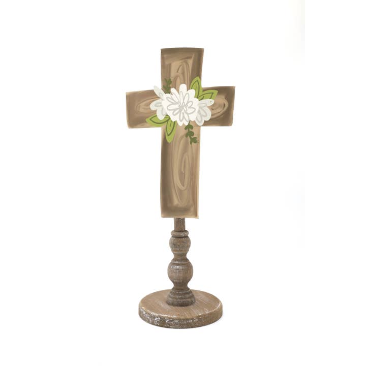 Cross Topper em Madeira por atacado de Doodles By Rebekah