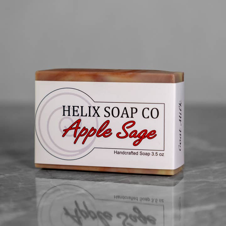 Helix Soap Co – Großhandel Feste Seife – Apfel-Salbei-Ziegenmilchseife