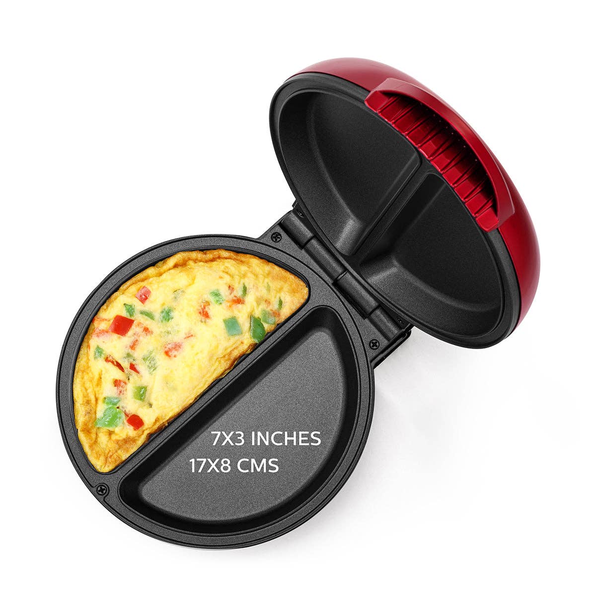 Holstein Housewares - Wholesale Kitchen Appliance - Easy Fast Breakfast Omelet Maker for Pancakes & Treats1