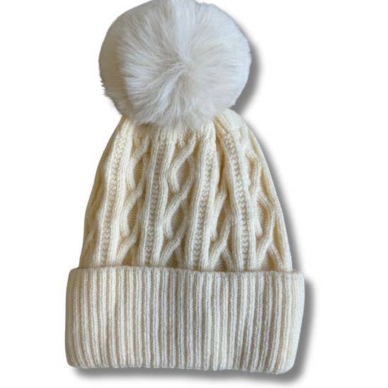 Cinnamon Creations - Wholesale Beanie – Women's - WINTER POM POM BEANIE - 70803