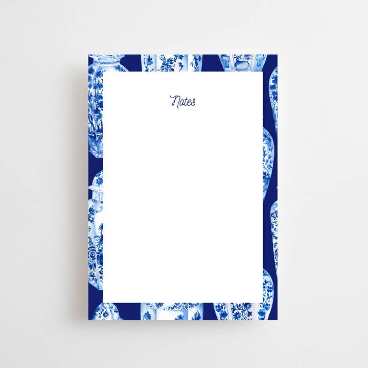 Navy Ginger Jar Antec för wholesale av JOSIL Paperie & Gift