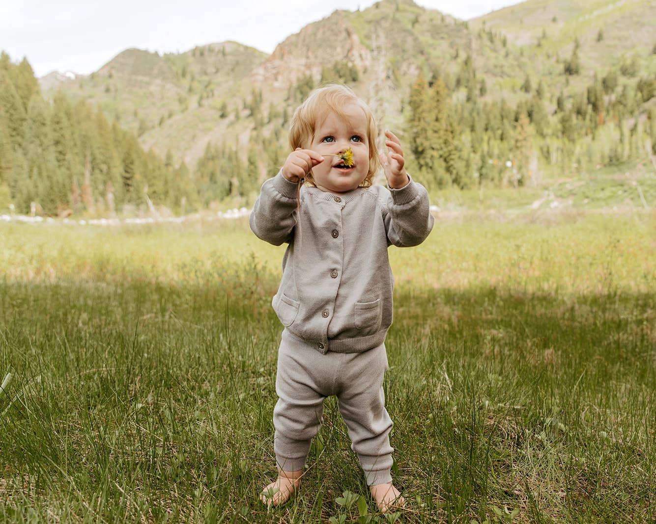 Viverano Organics - Wholesale Cardigan - Baby - Milan Pastel Baby Button Cardigan Sweater (Organic Cotton)7