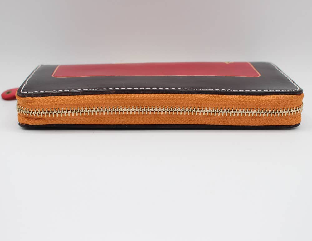 Sunflower Handmade leather inc - Vente Portefeuille – femme - Portefeuille Papillon en Cuir Fait Main - Xlw-195