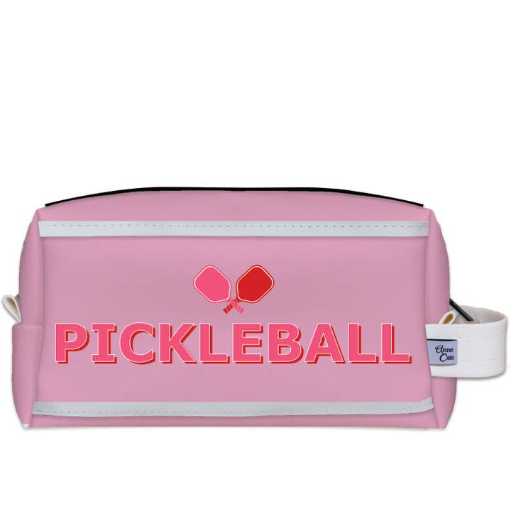 PICKLEBALL Pink Preppy Pouch and Ball Bag for wholesale by Anne Cate