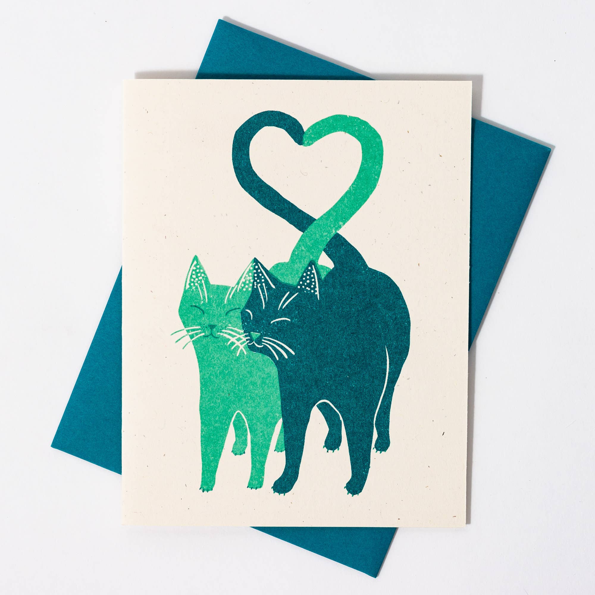Bromstad Printing Co. - Vendita all'ingrosso Biglietti d'amore - Love Cats - Carta risografica1