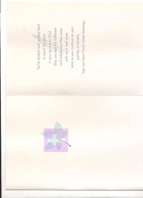 DICKENS INC. - Wholesale Religious Card - Religious Ordination | GRTC | MD | 69409G1