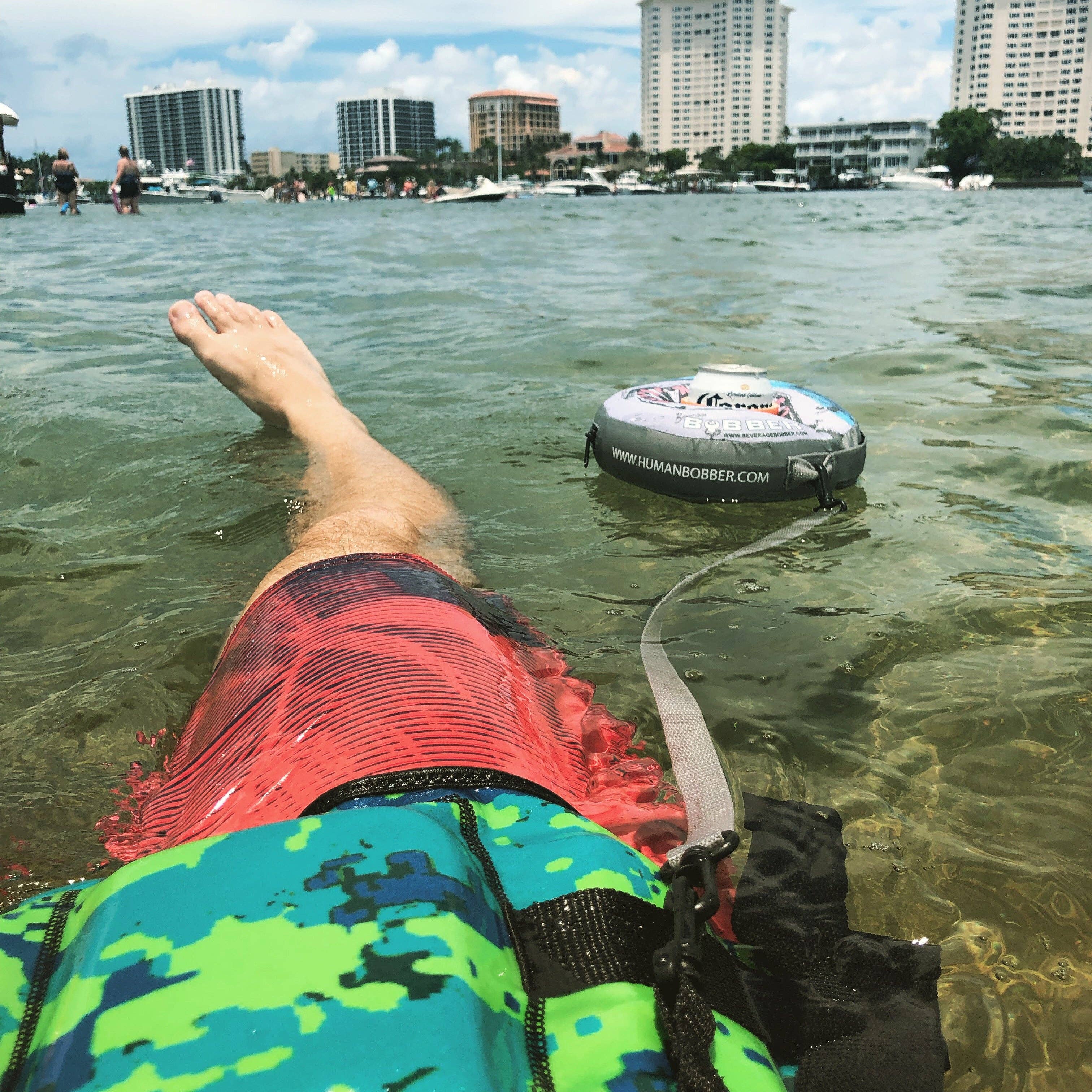 Beverage Bobber - Wholesale Inflatables - BEVERAGE BOBBER - Patented Floating Drink Holder21