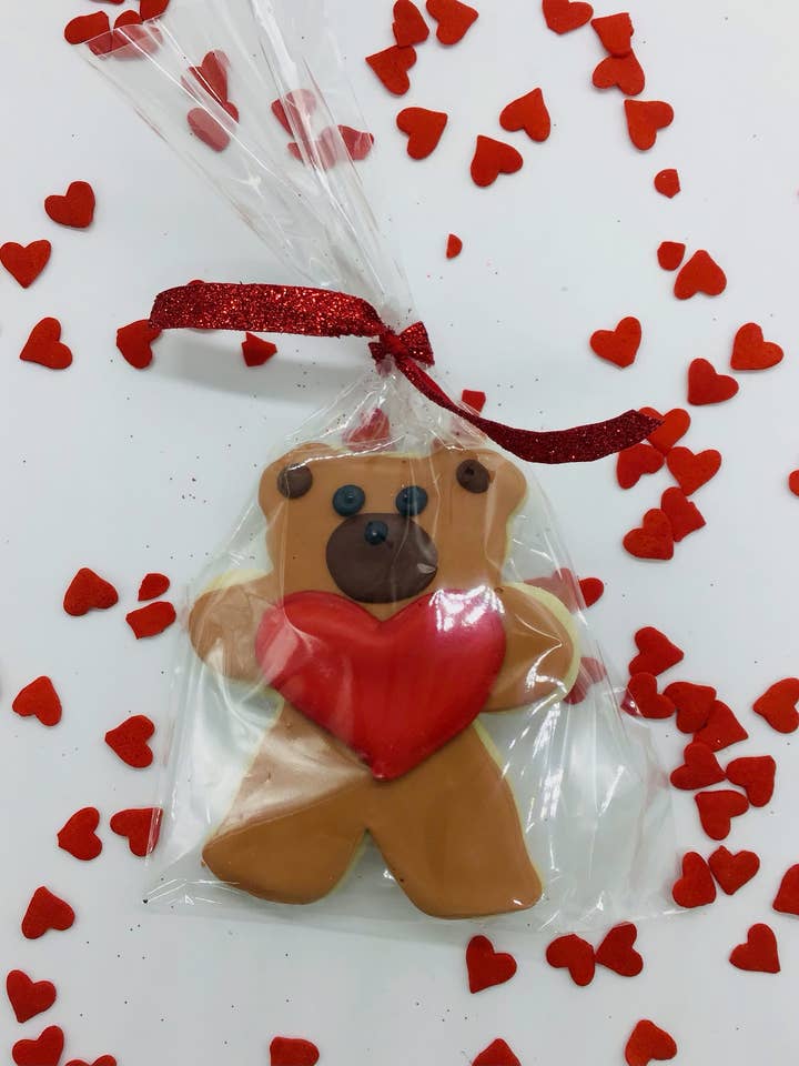 Valentines Bear for wholesale by The Creative Cookie