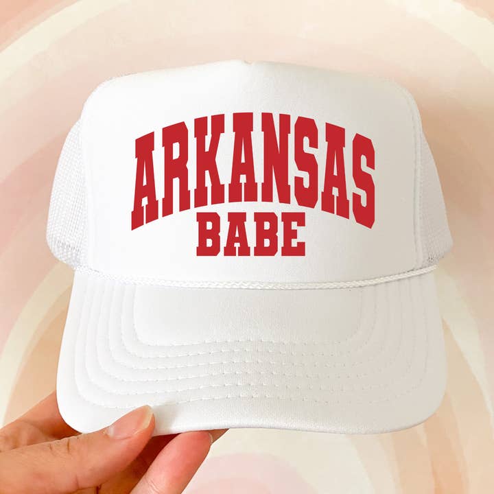 The Babe Co. - Wholesale Trucker Hat - Women's - Arkansas Babe Hat0