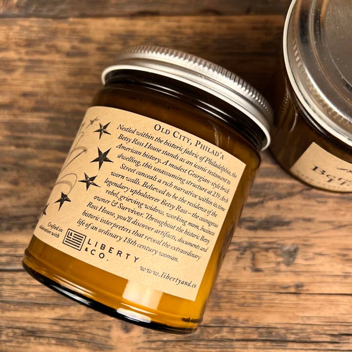 Liberty & Co. - Wholesale Jar/Filled Candle - Betsy Ross House Soy Blend Candle2