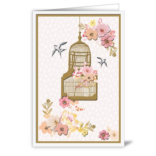 Actetre Deutschland Gmbh - Wholesale Everyday Greeting Card - Flowers and Doves (o t.), X-LT13