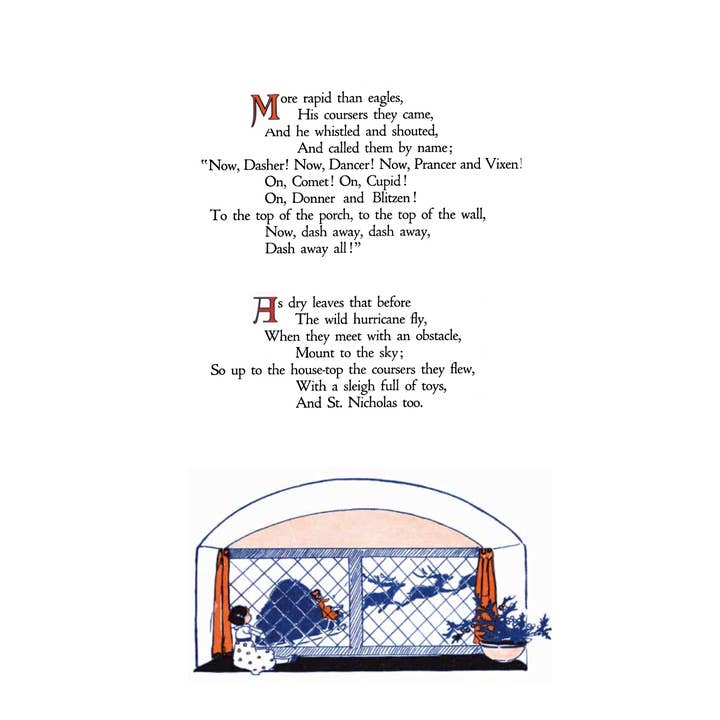 Laughing Elephant Books - Wholesale Preschool Book (3-5) - The Night Before Christmas - Children's Picture Book-Vintage4