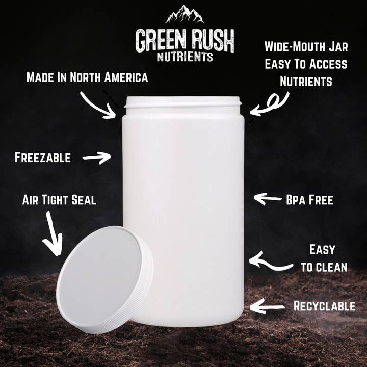 Green Rush Nutrients - Wholesale Fertiliser - Veg To Harvest Pack: Leafy Green Grow & Beefy Bud Bloom Combo6