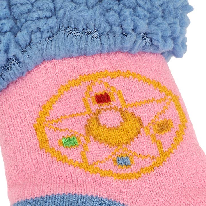 Bioworld Merchandising - Wholesale Socks - Women's - Sailor Moon Symbol Womens Faux Sherpa Lined Quarter Crew Sock3