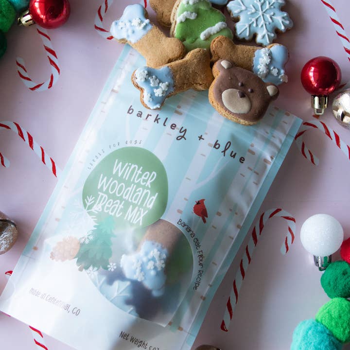 Barkley & Blue - Wholesale Pet Biscuit - Dog - Winter Woodland Mix Biscuits - Winter Dog Biscuit Treats2
