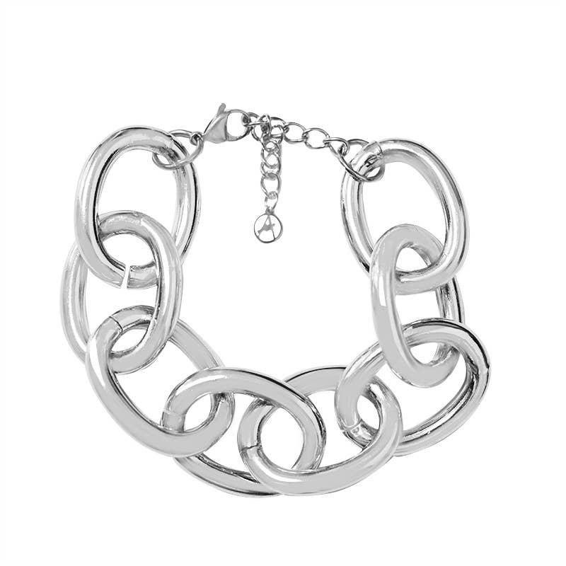 AMORINO SRL - Wholesale Link & Chain Bracelet - LARGE CHAIN BRACELET - FJ24432B516/5140
