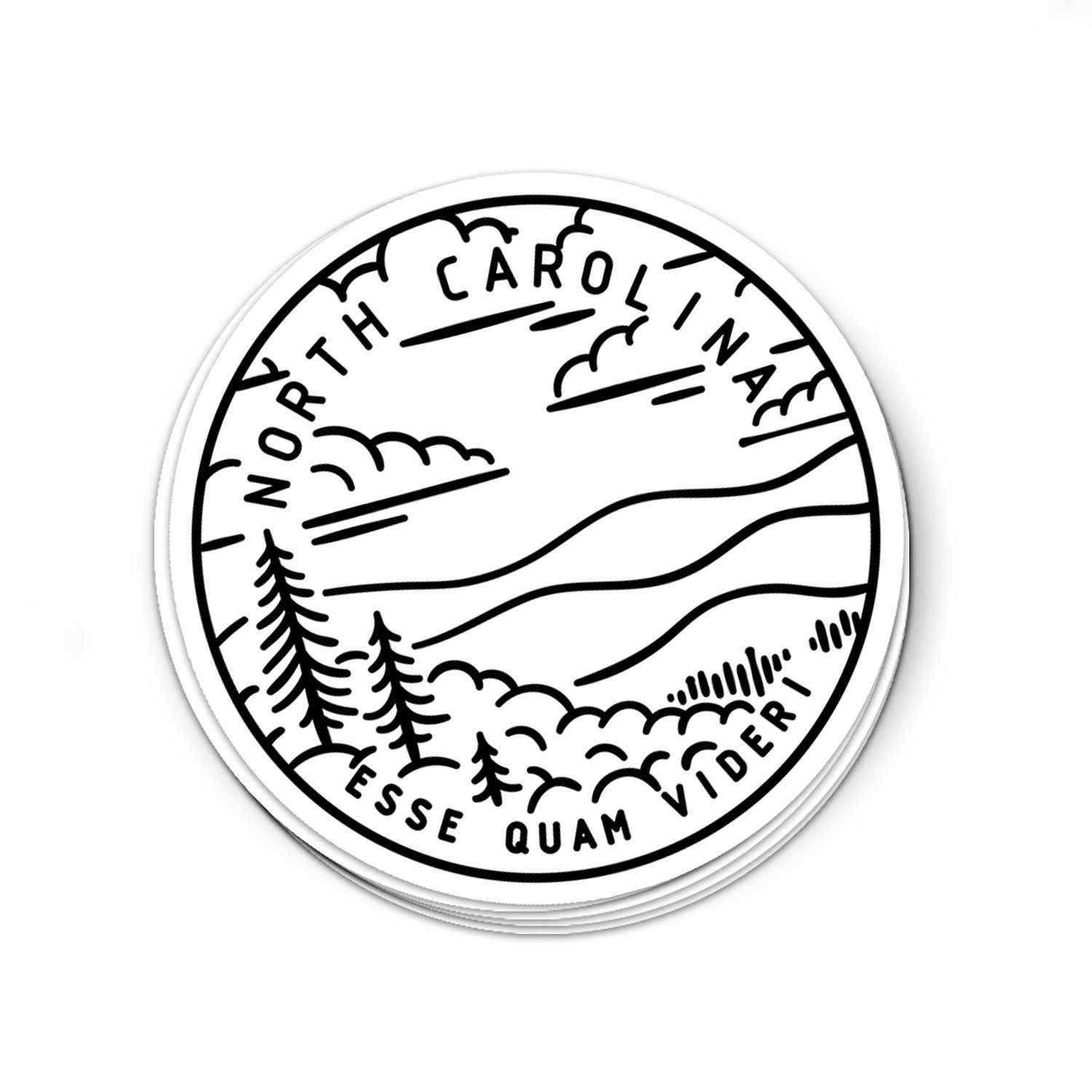 Albion Mercantile Co. - Vente Autocollant - Autocollant Caroline du Nord1