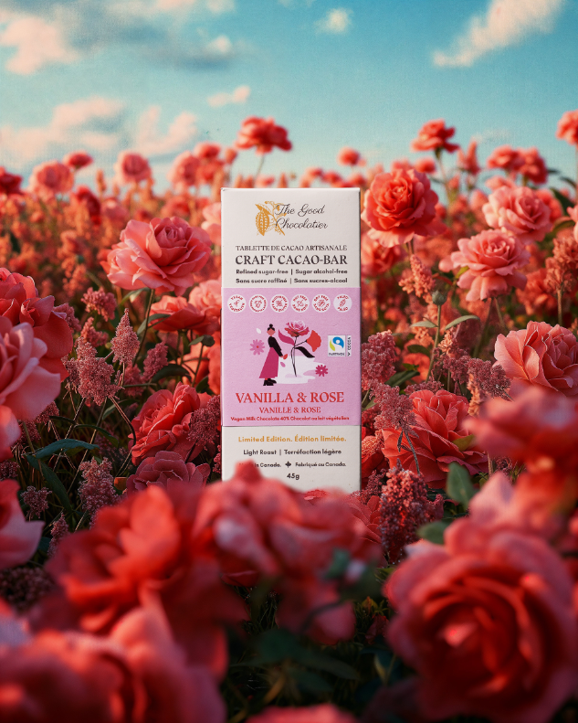 The GOOD Chocolatier - Venta al por mayor Chocolate - CASO Vanilla Rose 40%1