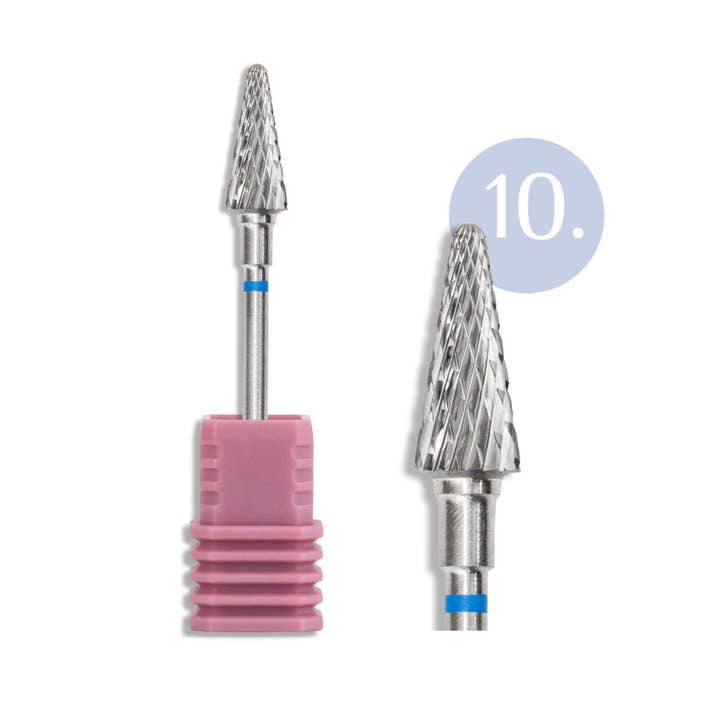 10 - Punta Conica Inocos - Carbonio | Grana Media per la vendita all'ingrosso da parte di INOCOS Cosmetics