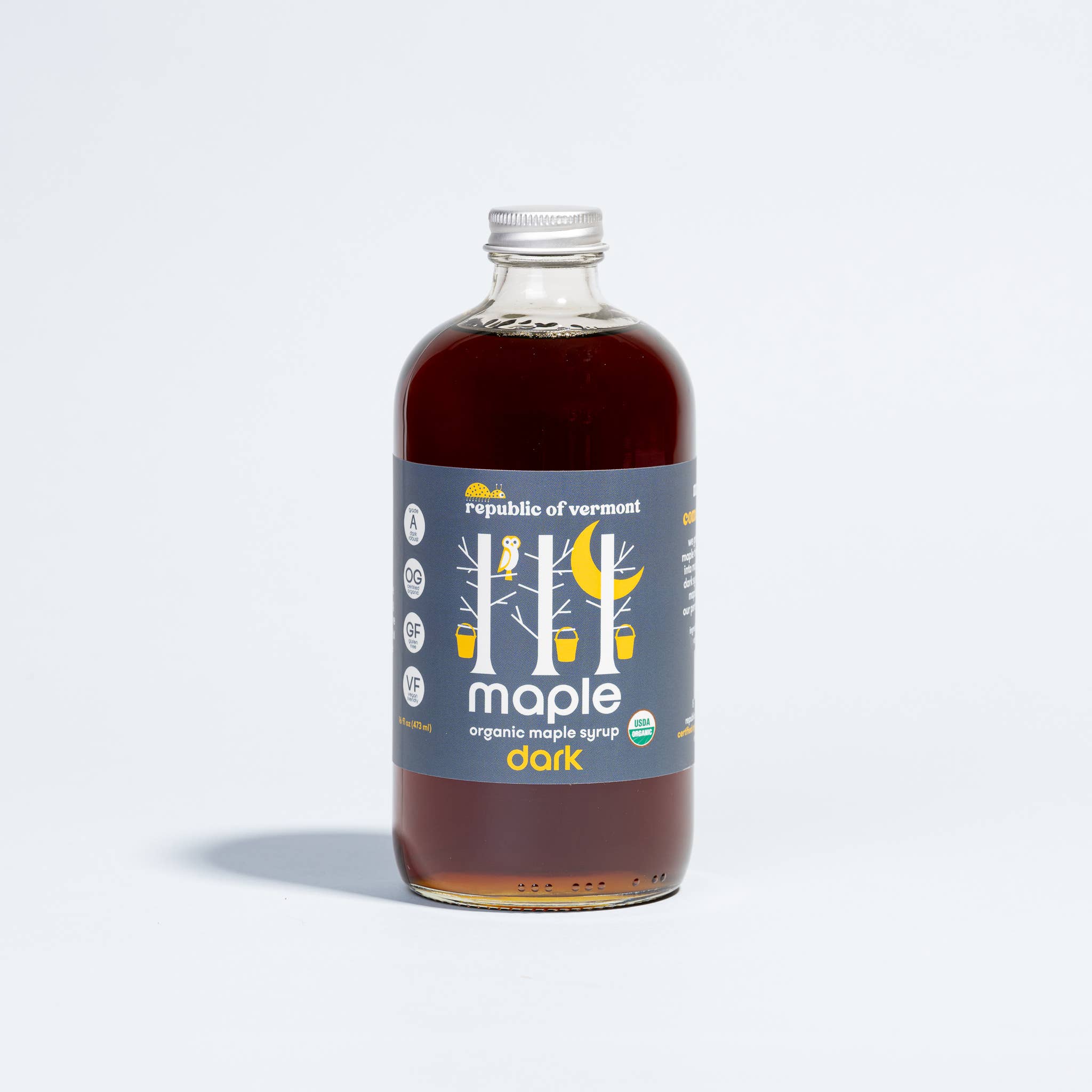 Republic Of Vermont - Vente Sirops d'érable - Sirop d'érable foncé biologique