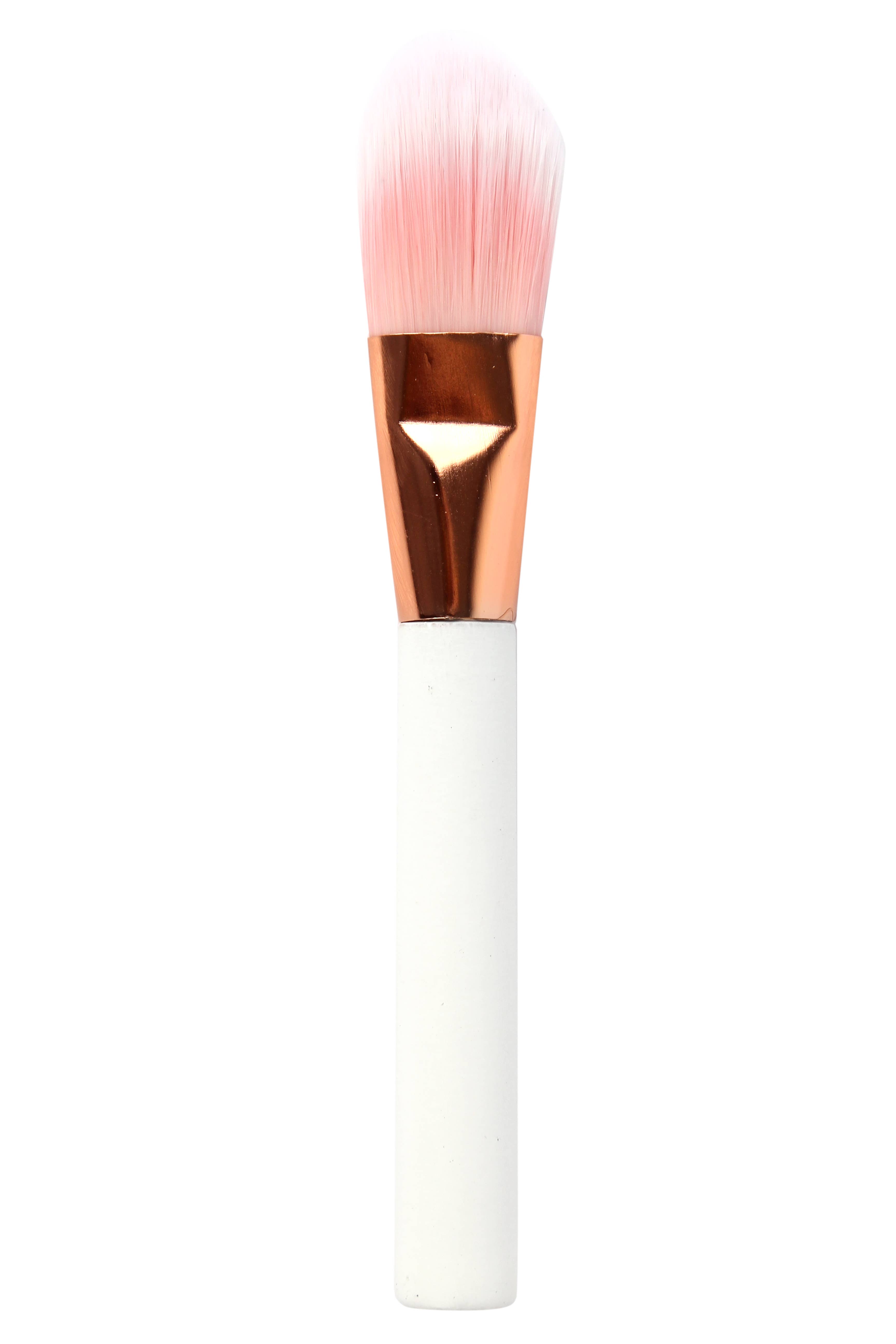 Beauty Pro - Wholesale Makeup Brush Set - BYS Makeup Brushes in Keepsake White with Rose Gold 5pc3