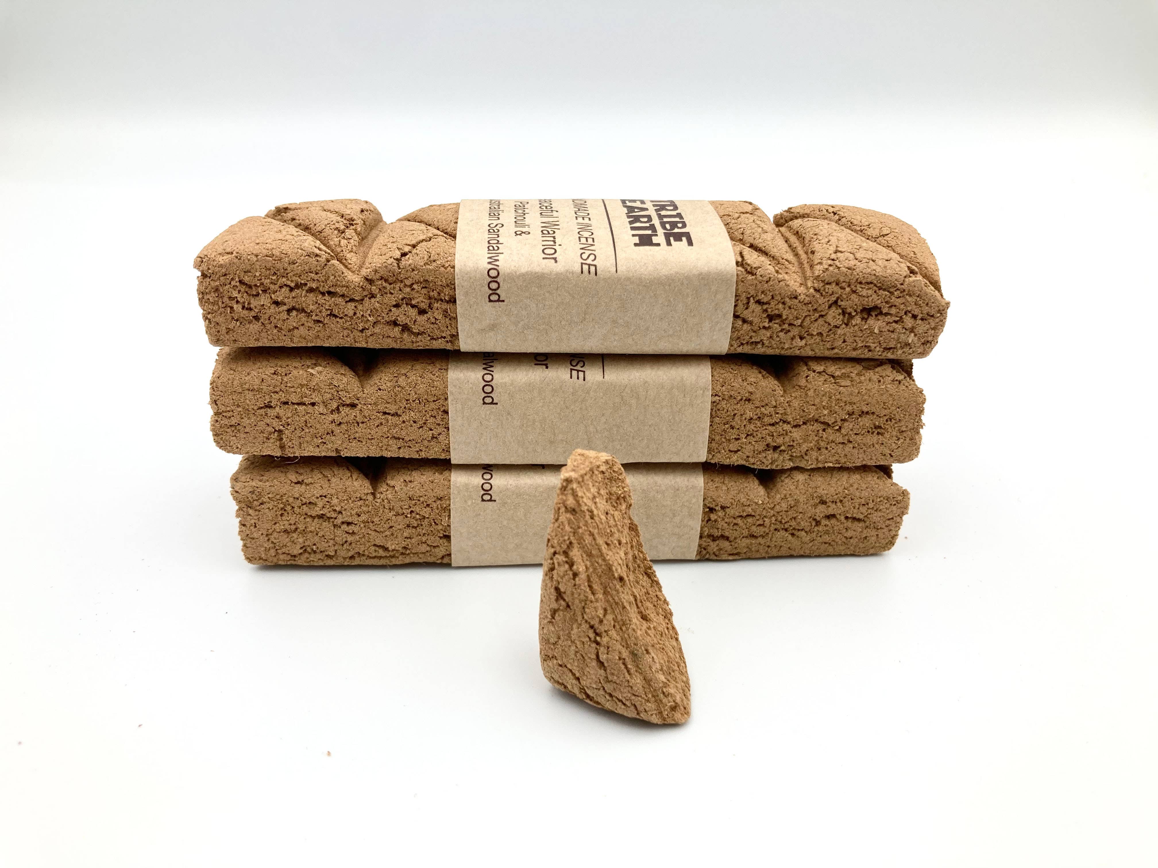 Tribe Earth Incense – Incenso por atacado – Sândalo Guerreiro E Pranchas de Incenso Artesanais de Patchouli (C2