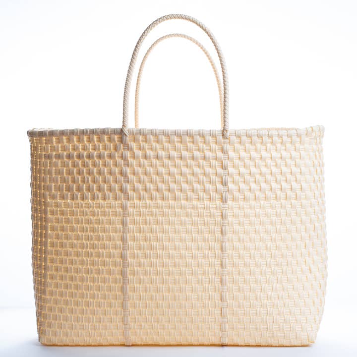 Sand Oversized Tote Bag for wholesale by Mision De Caridad