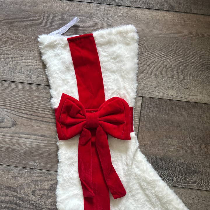 JILLIAN INK LLC - Wholesale Holiday Stocking - Red and White Christmas Stockings 0