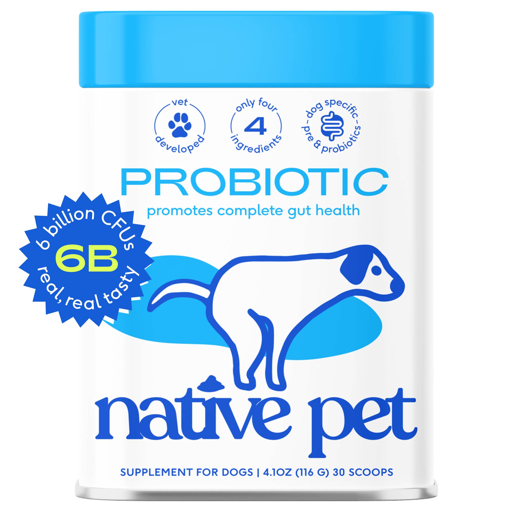 Native Pet - Wholesale Pet Supplement - Dog - Probiotic & Prebiotic Powder Vet-Formulated Supplement0